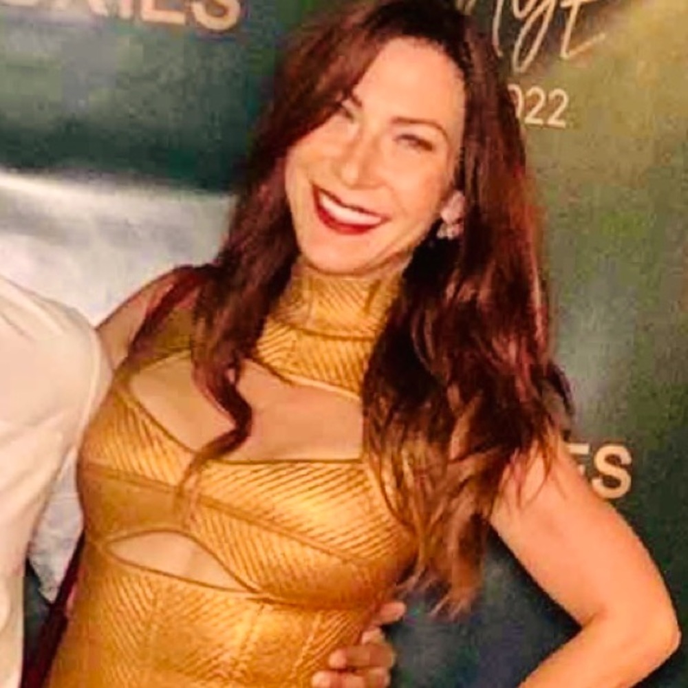 Hervé Legér *new* style copper bandage dress. Worn 1x.  Size small 4/6.